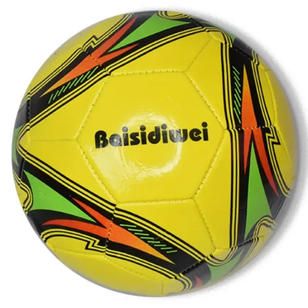 Nogometna žoga iz umetnega usnja neon barve v več različicah 23 cm slika 2