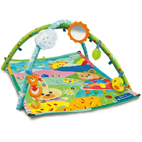Odkrij! Igralna preproga z živalmi in dodatki 61x82cm - Clementoni baby slika 2