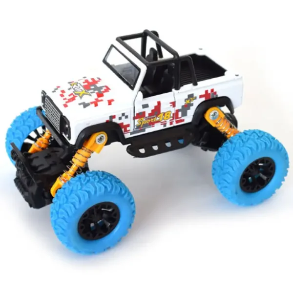 Off-Road terensko vozilo na poteg bele barve 1/32 slika 2