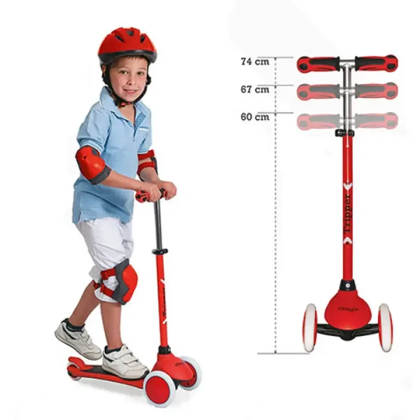 On and Go rdeči trikolesni skiro - Mondo Toys slika 3
