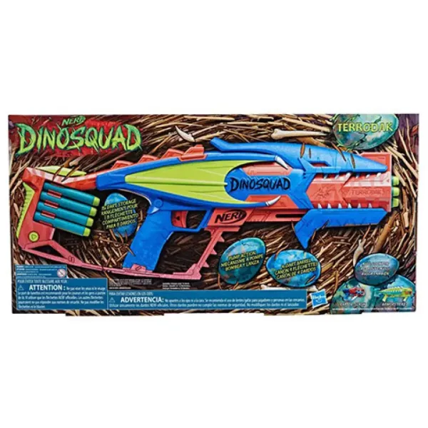 Orožje za spužvaste naboje Nerf Dinosquad Terrodak z 12 naboji - Hasbro slika 2