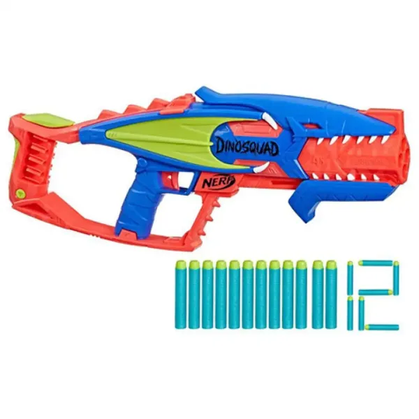 Orožje za spužvaste naboje Nerf Dinosquad Terrodak z 12 naboji - Hasbro slika 3