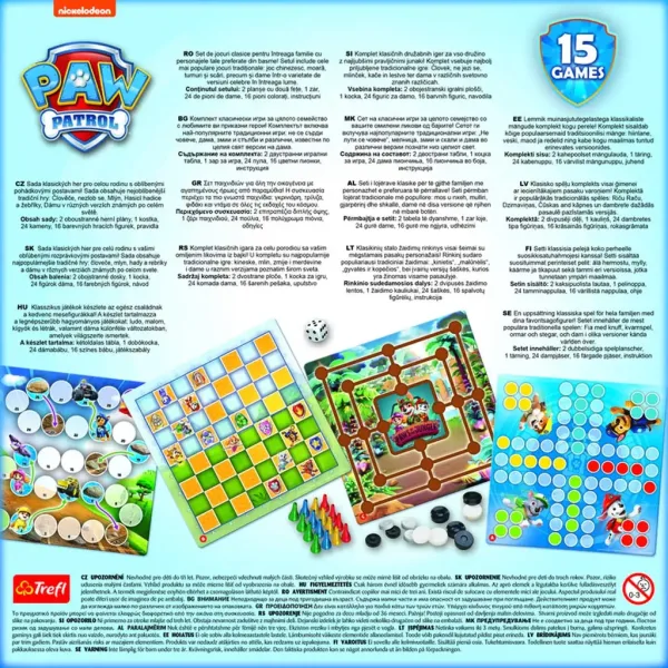Paw Patrol 15 v 1 družabna igra zbirka - Trefl slika 4