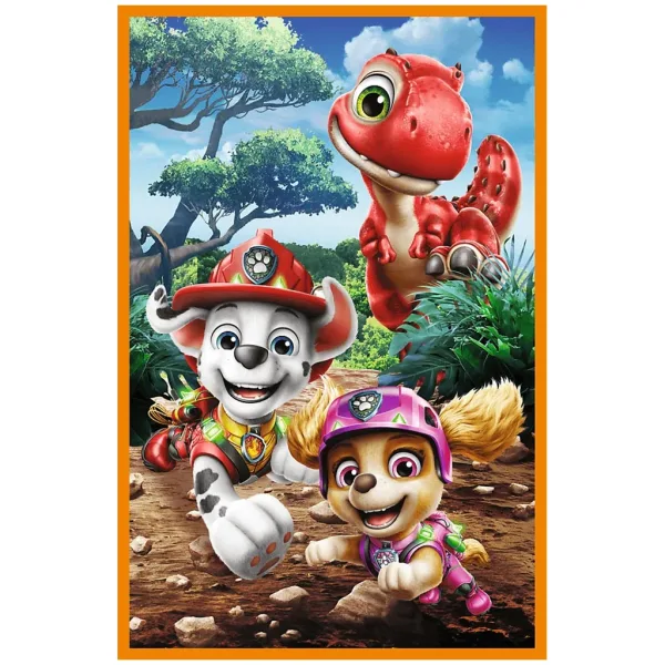 Paw Patrol Otok Dinosavrov - 3 x 80 kosov puzzle - Trefl slika 4