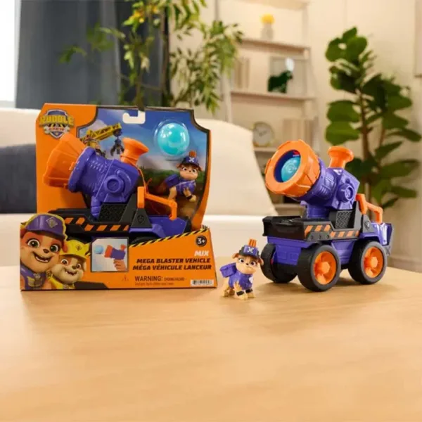 Paw Patrol Rubble in ekipa Mix izstrelni vozilo igrača set - Spin Master slika 2