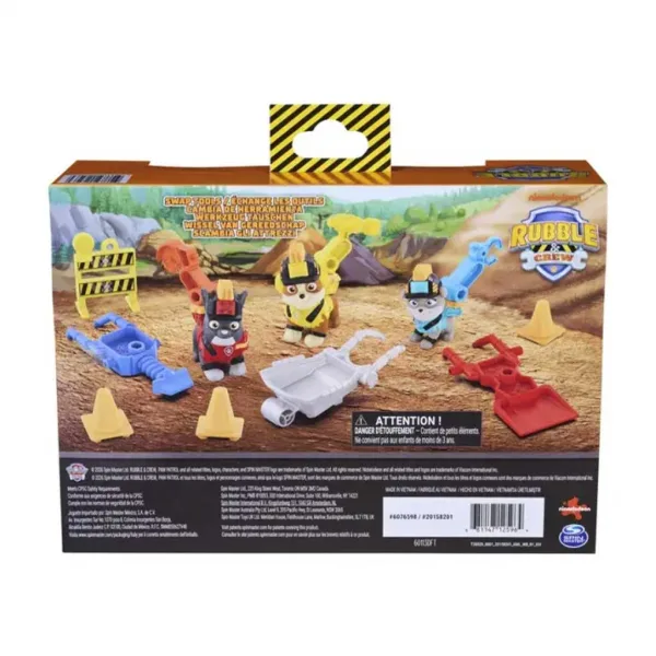 Paw Patrol Rubble in ekipa Zúzó figura ekipa igrača set - Spin Master slika 2