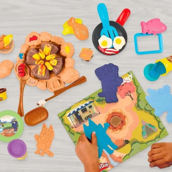 Play-Doh: Bluey gre na kampiranje – igralni komplet - Hasbro slika 3
