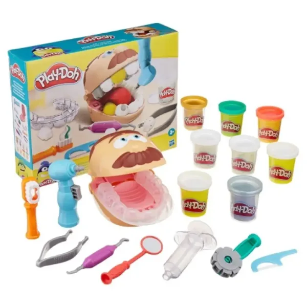 Play-Doh: Dr. Drill N Fill zobozdravstveni set za modeliranje s pripomočki - Hasbro slika 2