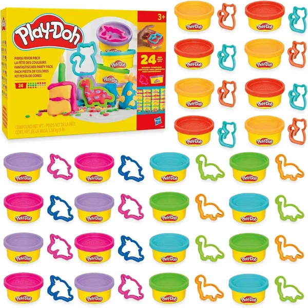 Play-Doh: Paket za zabavo 24 kosov s plastelinom in dodatki - Hasbro slika 2