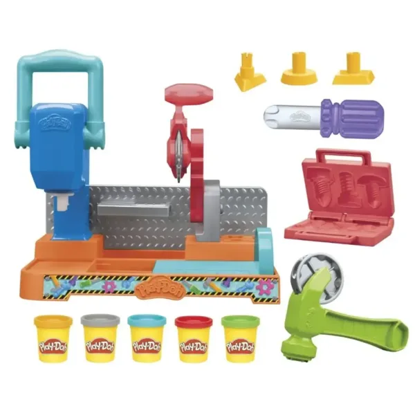 Play-Doh: Stamp'N'Saw delovna miza igrača - Hasbro slika 2