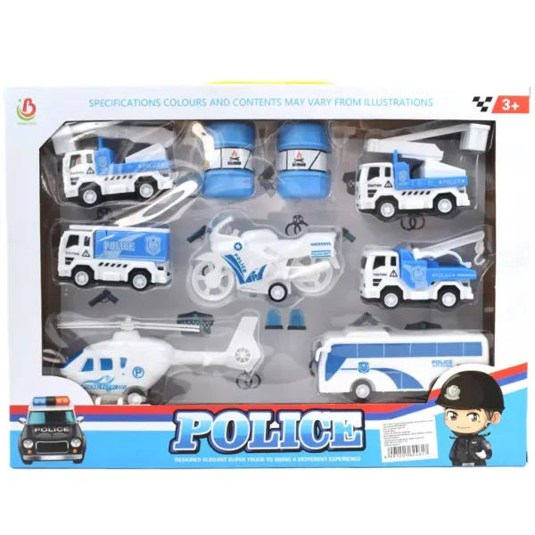 Police Set: 7-delni set policijskih vozil slika 2