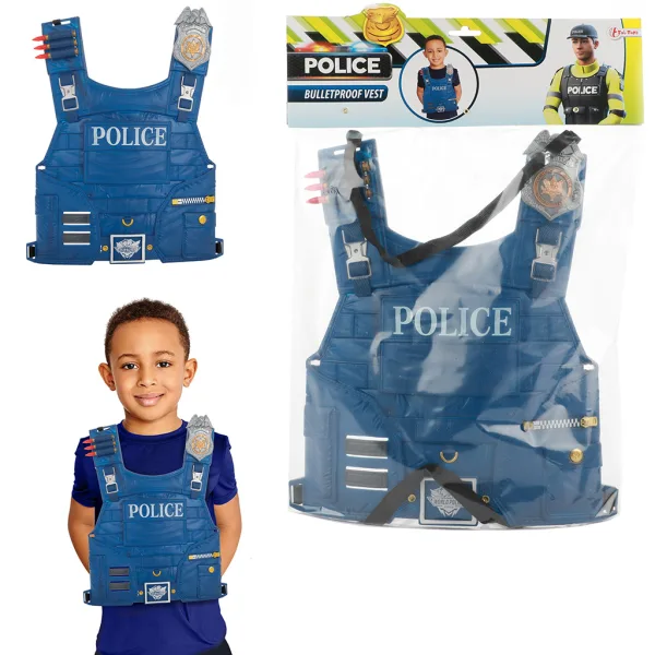 Policijska taktična jopica za otroke slika 2