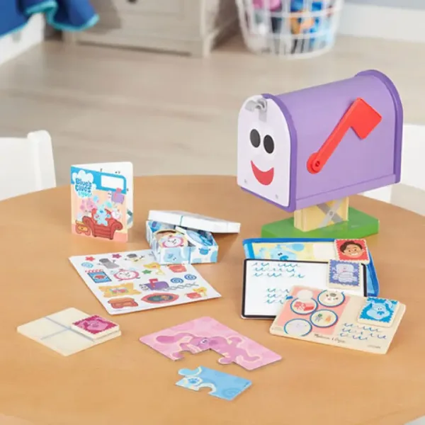 Poštni nabiralnik razvijalna igrača Melissa & Doug: Azurno modro slika 3