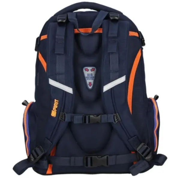 Premium ergonomska šolska torba, nahrbtnik Spirit: Stinger temno modra 26 x 32 x 44 cm slika 4