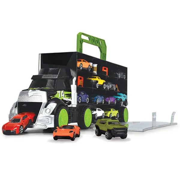 Prenosni avtos transporter z malimi avtomobili 43cm - Dickie Toys slika 3