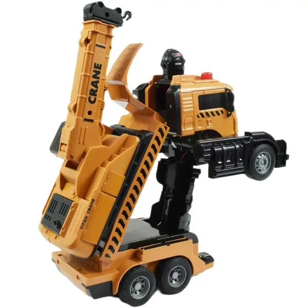 Preoblikovalni  žerjav avtomobil Autobot Titan robot na daljinsko upravljanje RC 27 MHz 26 cm slika 5