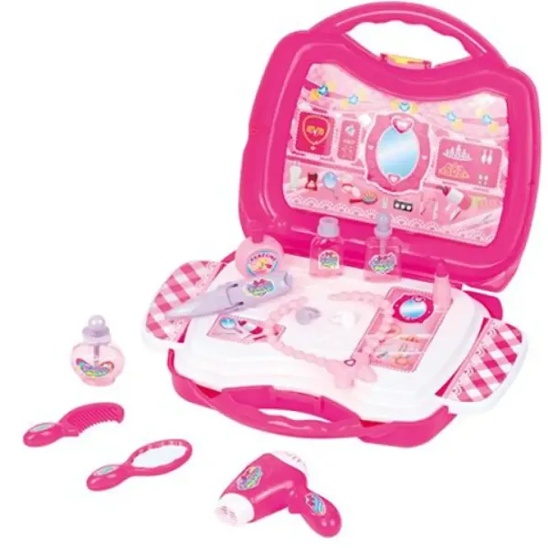 Pretty Princess pink lepotni komplet v prenosni torbi z dodatki slika 2