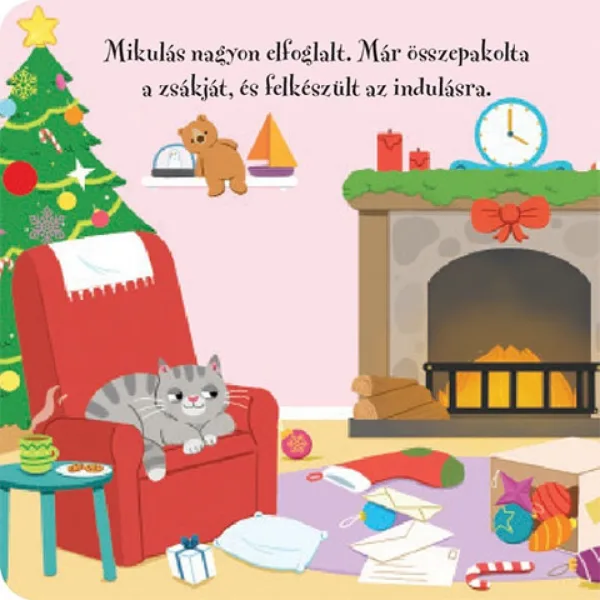 Prstna lutka Miklavž otroška knjiga slika 2
