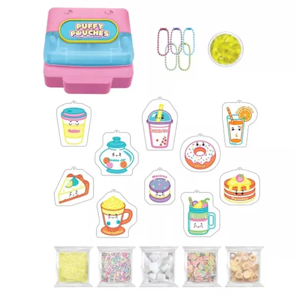Puffy Pouches: Pufi charm design set - kavarni slika 2