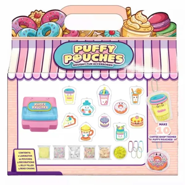 Puffy Pouches: Pufi charm design set - kavarni slika 3