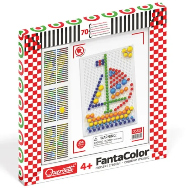 Quercetti: Fantacolor 70-delni komplet bucik jadrnica slika 1