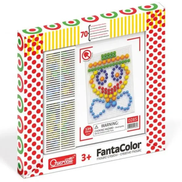 Quercetti: Fantacolor 70-delni komplet bucik klovn slika 1