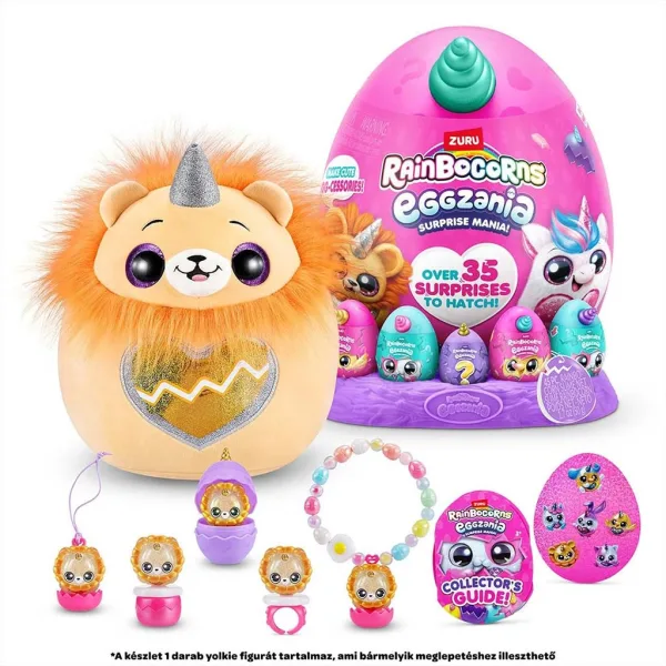 Rainbocorns: Eggzania presenečenje jajce s plišasto figuro v več različicah 1 kos slika 4