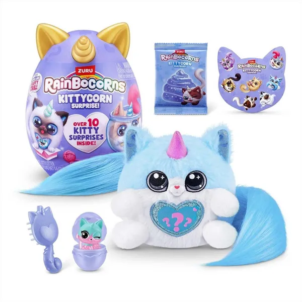 Rainbocorns: Pocket Kittycorn presenečenje mačka plišasta figura v več različicah 1 kos slika 5