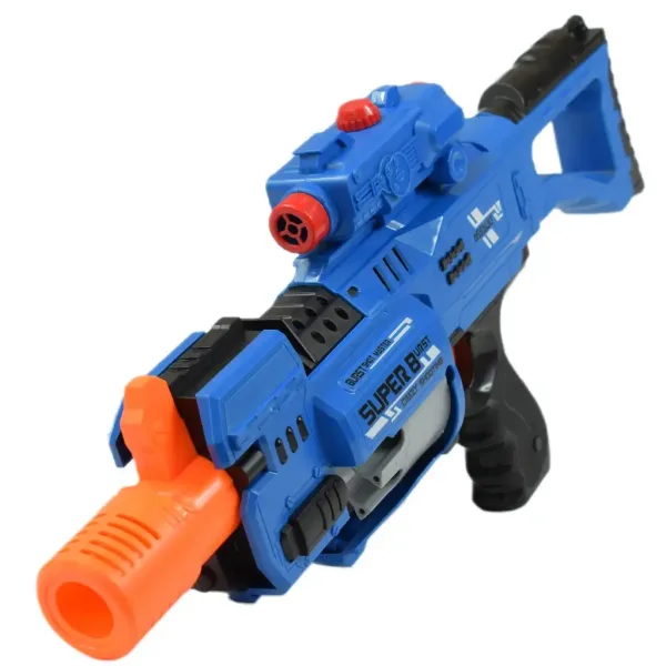 Rapid Launcher: Električno orožje za spužvaste naboje z vrtljivim nabojnikom in 20 naboji 49 cm slika 3