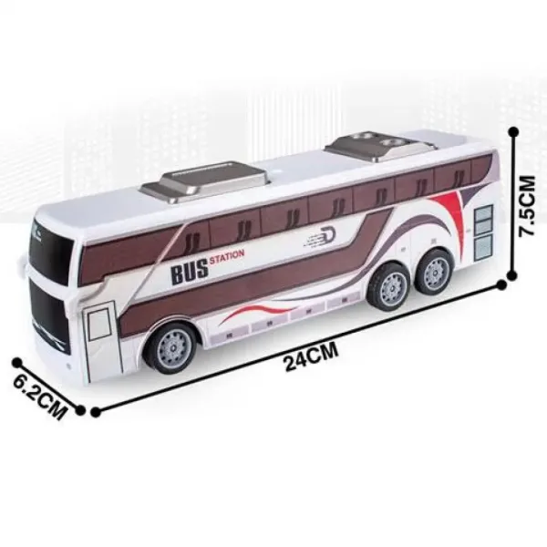 RC Avtobus na daljinsko upravljanje City 27 MHz v merilu 1/32 25 cm slika 4