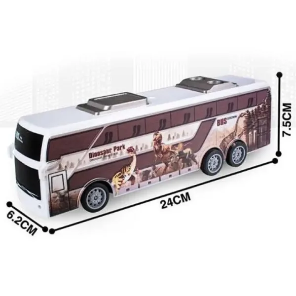 RC Avtobus na daljinsko upravljanje Jurassic City 27 MHz v merilu 1/32 25 cm slika 4