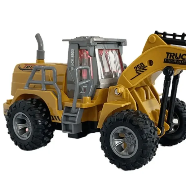 RC Bager na daljinsko upravljanje delovni stroj s svetlobnimi učinki v merilu 1/30 24 cm slika 3