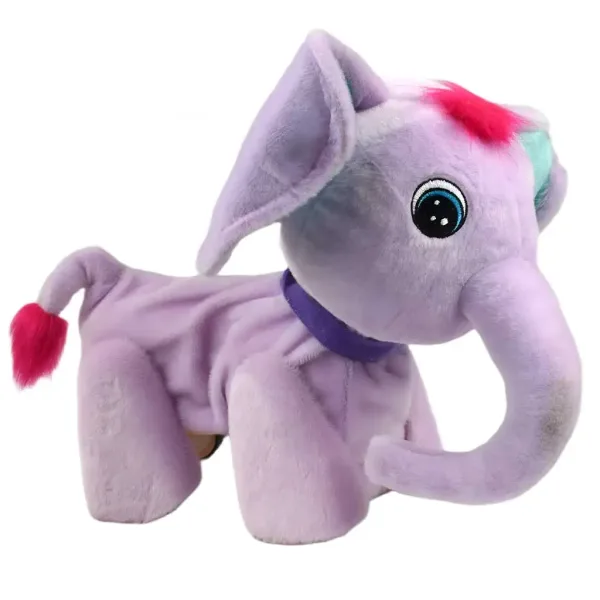 RC Cute Pet: Daljinsko voden interaktivni plišasti slon z dodatki, 2.4 GHz 40 cm slika 4