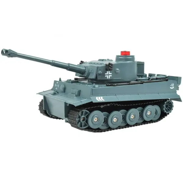 RC Daljinsko upravljani tank Nemški tiger z realističnimi funkcijami v merilu 1/30 2,4 GHz 30 cm slika 2