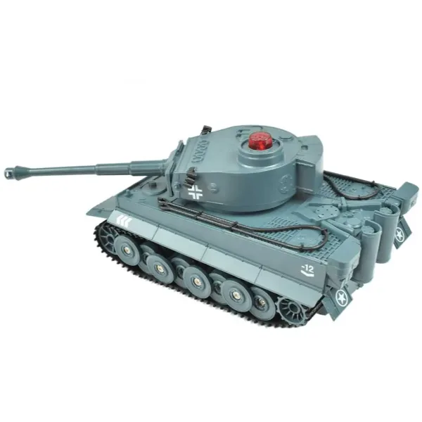 RC Daljinsko upravljani tank Nemški tiger z realističnimi funkcijami v merilu 1/30 2,4 GHz 30 cm slika 4