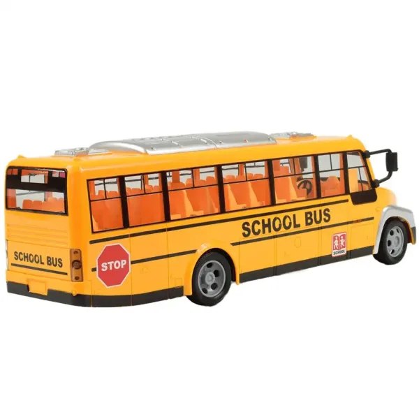 RC daljinsko voden rumeni šolski avtobus s svetl. učinki in akumulatorjem 27 MHz 40 cm slika 2