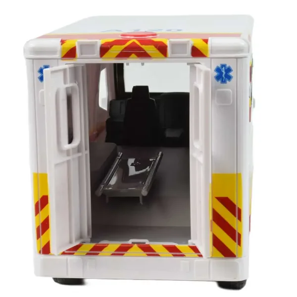 RC daljinsko vodeni beli reševalni Ambulance avtomobil svetl. učinki 2,4GHz merilo 1/12 30 cm slika 3