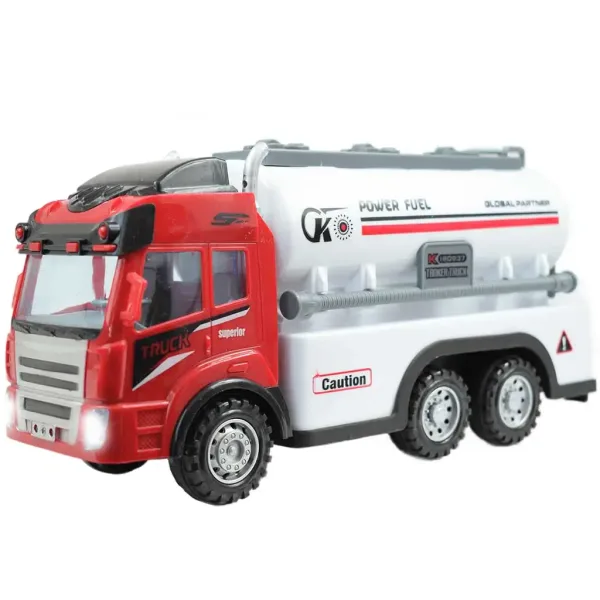 RC daljinsko vodeni kamion cisterna za prevoz goriva, s svetl. učinki, merilo 1/43 27 MHz 21cm slika 3