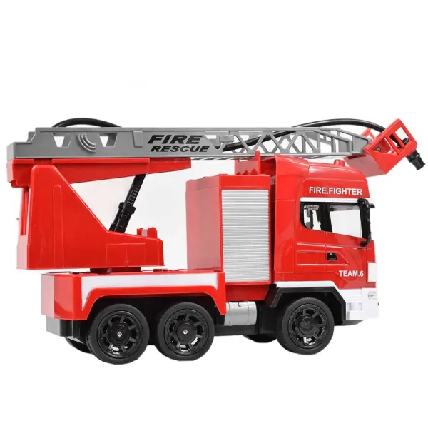 RC daljinsko vodeno gasilsko vozilo z dvižno košaro in vodnim topom merilo 1/24 27 MHz 30 cm slika 3