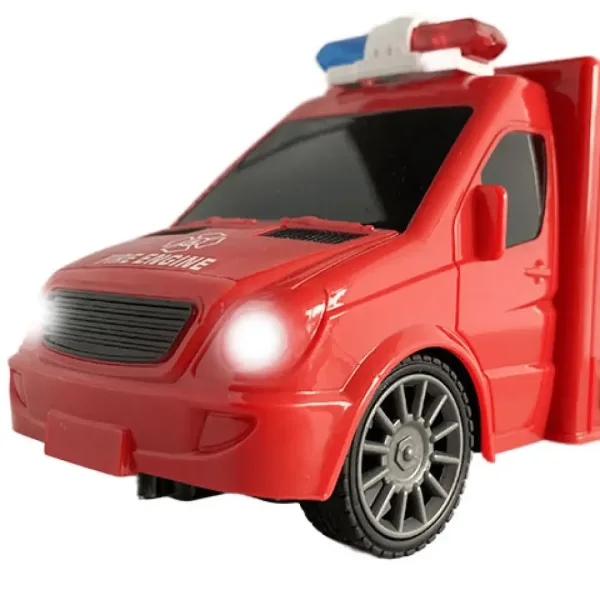 RC Gasilski minibus na daljinsko upravljanje, s svetlobnimi in zvočnimi učinki, merilo 1:18 20 cm slika 4