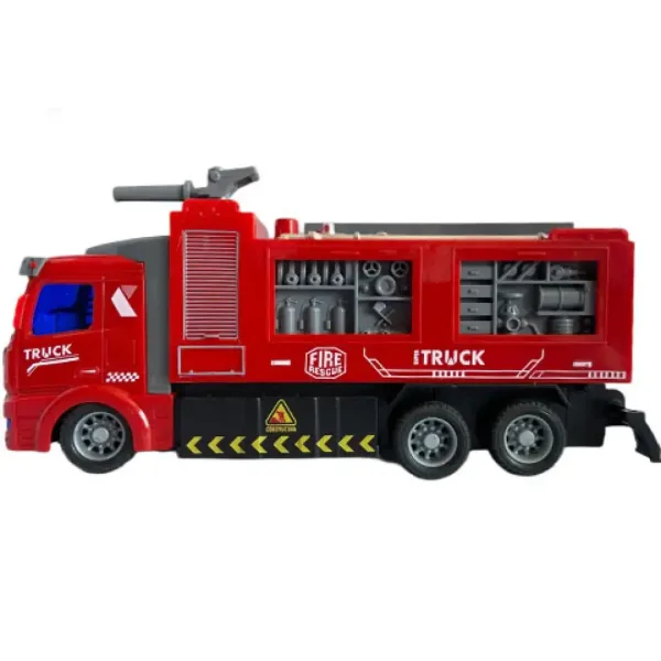 RC gasilsko vozilo na daljinsko upravljanje s svetlobnimi učinki v merilu 1/48 19 cm slika 3