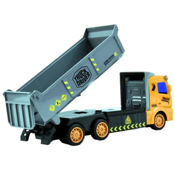 RC gradbeni tovornjak prekucnik na daljinsko upravljanje z lučjo 1/48 27MHz 20cm slika 3