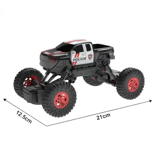 RC Policijski 4WD gorski avtomobil na daljinsko upravljanje v merilu 1/18 21 cm slika 4