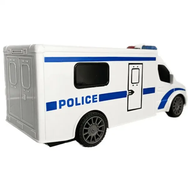 RC Policijski minibus na daljinsko upravljanje, s svetlobnimi in zvočnimi učinki, merilo 1:18 20 cm slika 2
