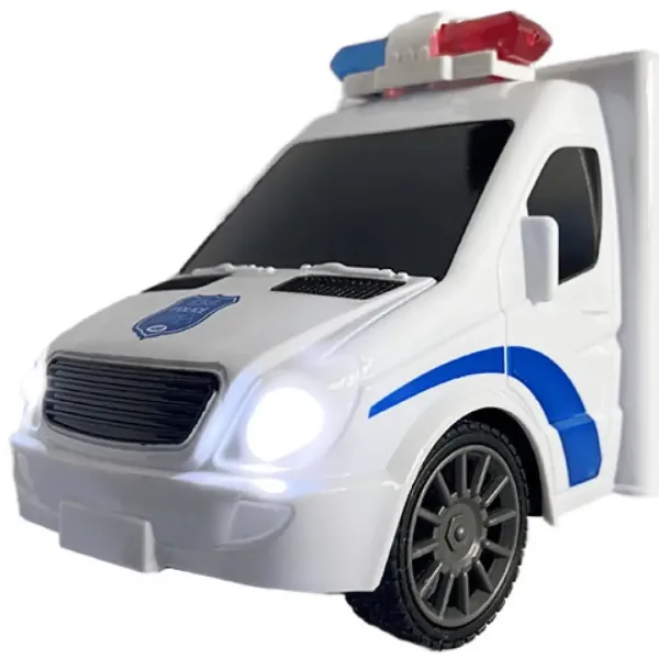 RC Policijski minibus na daljinsko upravljanje, s svetlobnimi in zvočnimi učinki, merilo 1:18 20 cm slika 4