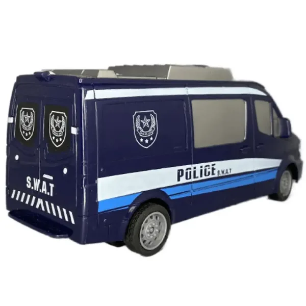 RC Policijski SWAT minibus na daljinsko upravljanje z lučjo 27 MHz v merilu 1/32 25 cm slika 2