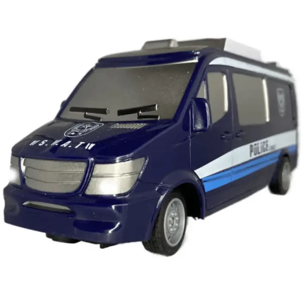 RC Policijski SWAT minibus na daljinsko upravljanje z lučjo 27 MHz v merilu 1/32 25 cm slika 3
