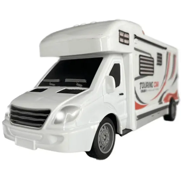 RC Policijski Touring Car avtodom na daljinsko upravljanje z lučjo 27 MHz v merilu 1/32 25 cm slika 3