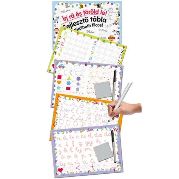 Razvojna risalna tabla z obrisnim flomastrom: Številke - D-Toys slika 3