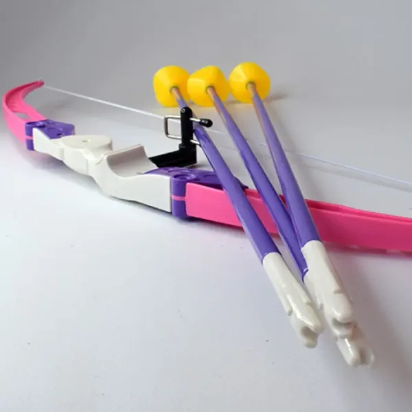 Roza lokostrelski set s puščicami s priseski 54 cm slika 5